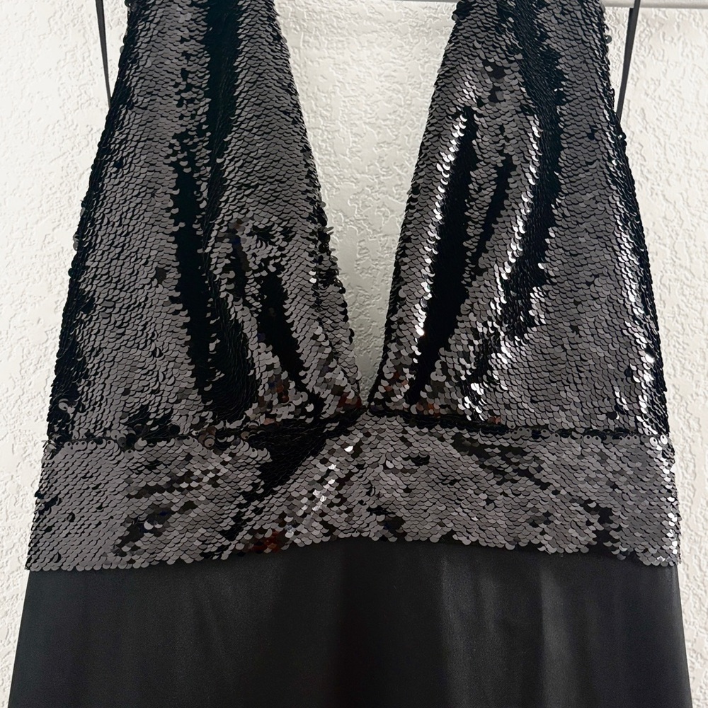 NEW Sachin & Babi Topanga Black Evening Gown SZ 12
RT $1300 - Picture 8 of 12